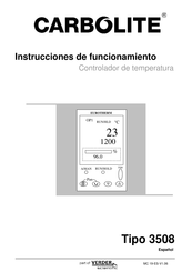 Carbolite 3508 Instrucciones De Funcionamiento