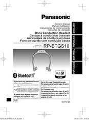 Panasonic RP-BTGS10 Instrucciones De Funcionamiento