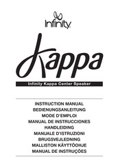 Infinity Kappa Manual De Instrucciones