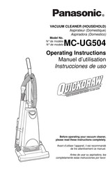 Panasonic MC-UG504 Instrucciones De Uso