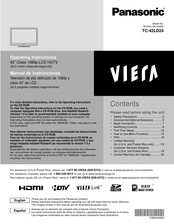 Panasonic VIERA TC-42LD24 Manual De Instrucciones