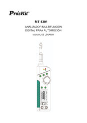 ProsKit MT-1301 Manual De Usuario