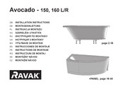 RAVAK Avocado 160 R Instrucciones De Montaje