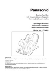 Panasonic EY3551 Manual De Instrucciones