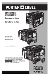 Porter Cable PCG2200 Manual De Instrucciones