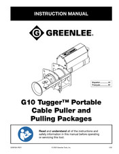 Greenlee G10 Tugger Manual De Instrucciones