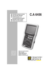 Chauvin Arnoux C.A 6456 Manual De Instrucciones