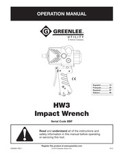 Greenlee HW3 Manual De Instrucciones