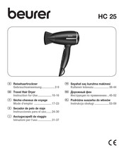 Beurer HC 25 Manual De Instrucciones