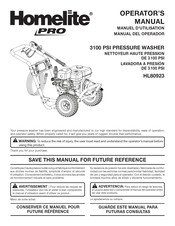 Homelite PRO HL80923 Manual Del Operador