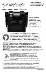 Schumacher Electric INSTANT POWER IP-1875C Manual Del Usuario