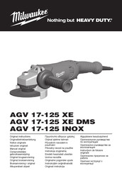 Milwaukee AGV 17-125 INOX Manual De Instrucciones
