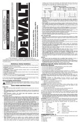 DeWalt D25300DH Manual De Instrucciones