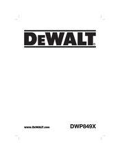 DeWalt DWP849X Traducido De Las Instrucciones Originales