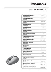 Panasonic MC-CG881C Manual De Instrucciones