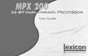 Lexicon MPX 200 Manual De Uso