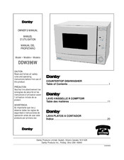 Danby DDW396W Manual Del Propietário