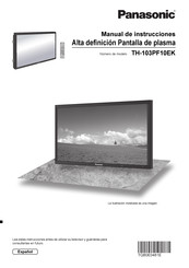 Panasonic TH-103PF10EK Manual De Instrucciones