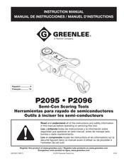 Greenlee P2096 Manual De Instrucciones