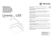 Trilux Liventy Flat 300 LED Serie Instrucciones De Montaje