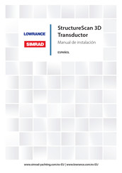 Simrad Lowrance StructureScan 3D Manual De Instalación