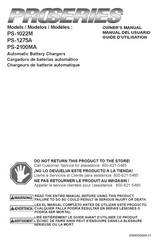 Proseries PS-2100MA Manual Del Usuario