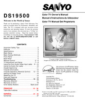 Sanyo DS19500 Manual Del Propietário