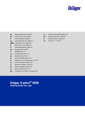 Dräger X-plore 8000 Instrucciones De Uso