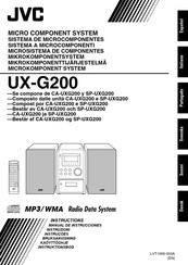 JVC CA-UXG200 Manual De Instrucciones