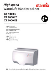 Starmix XT 1000 E Instrucciones De Montaje Y De Uso