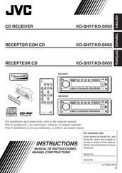 JVC KD-SH55 Manual De Instrucciones