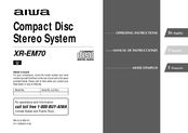 Aiwa XR-EM70 Manual De Instrucciones