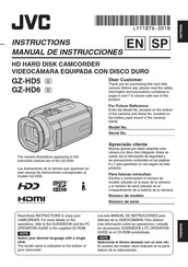 JVC GZ-HD5 Manual De Instrucciones