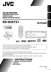 JVC EXAD KD-SHX751 Manual De Instrucciones
