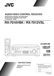 JVC RX-7010VBK Manual De Instrucciones