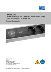 Bachmann DESK2 ALU BLACK Manual De Usuario