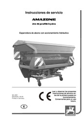 Amazone ZA-M 3000 Instrucciones De Servicio