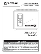 Zodiac AquaLink Z4 PS Manual De Instalación