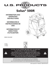 U.S. Products Solus 500R Información E Instrucciones De Uso