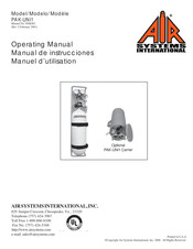 AIR SYSTEMS INTERNATIONAL PAK-UNI1 Manual De Instrucciones