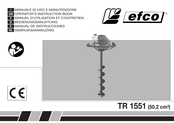 Efco TR 1551 Manual De Instrucciones