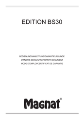 Magnat EDITION BS30 Manual De Instrucciones