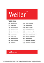 Weller WDD 161V Manual De Uso