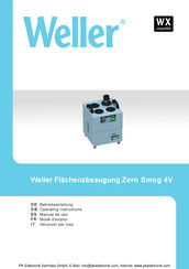Weller Zero Smog 4V Manual De Uso