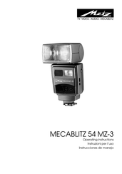 Metz MECABLITZ 54 MZ-3 Instrucciones De Manejo