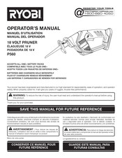 Ryobi P560 Manual Del Operador