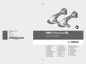 Bosch GWS Professional 18V-10 PC Manual Original