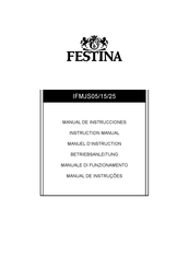 Festina IFMJS25 Manual De Instrucciones