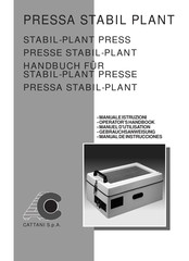 Cattani PRESSA STABIL PLANT Manual De Instrucciones