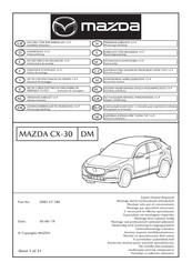 Mazda DFR5-V7-780 Instrucciones De Montaje